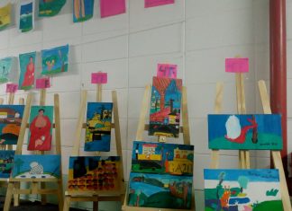 Alunos de Itaquá realizam exposição temática sobre Tarsila do Amaral