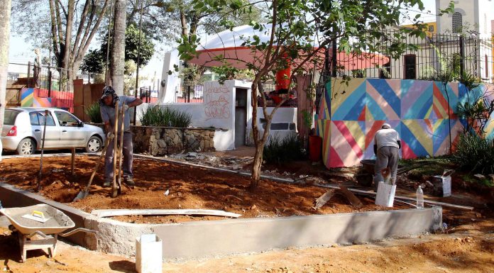 Obra da Praça João Alvares segue em sua segunda etapa