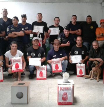 GCMs de Itaquá fazem curso para adestrar cães no combate ao tráfico