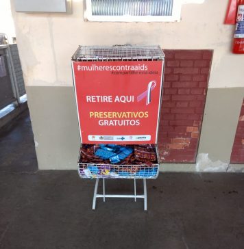 Display da campanha ‘Mulheres contra a Aids’ está na Estação Manoel Feio, em Itaquá