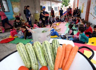Creche Mama Dora finaliza projeto de alimentação saudável com piquenique