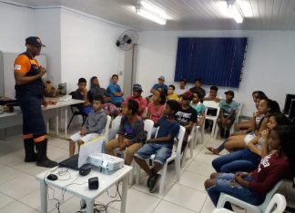 Crianças e adolescentes do Cras Quinta do Boa Vista participam do programa Defesa Civil Mirim