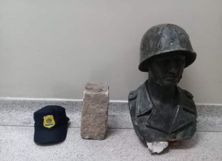 GCM impede furto de monumento em Itaquá