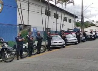 Força Azul realiza ação conjunta com GCM de Arujá e PM do 31º Batalhão