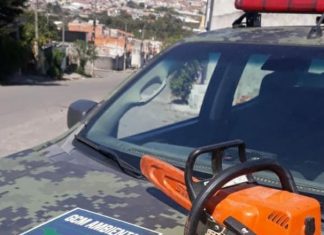 Guarda Ambiental apreende motosserra e aplica multa de R$ 4 mil
