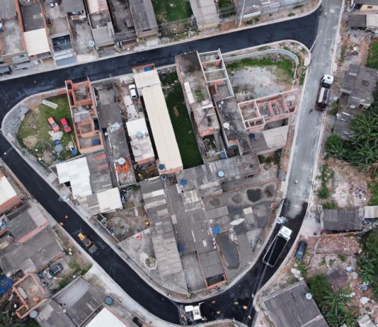 Ruas do bairro Estação e Marengo recebem recapeamento