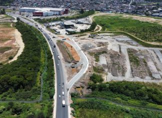 Estrada Governador Mario Covas Júnior recebe rotatória e recapeamento