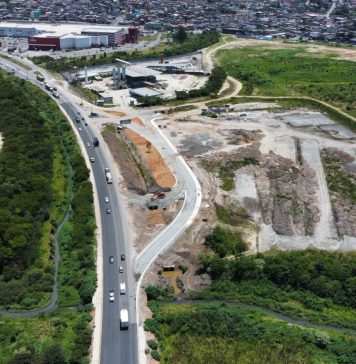 Estrada Governador Mario Covas Júnior recebe rotatória e recapeamento
