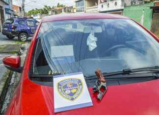 GCM apreende carro e arma em patrulhamento de rotina