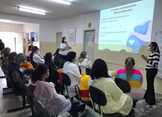 Profissionais da saúde recebem palestra sobre gravidez na adolescência