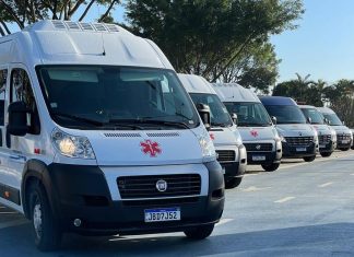 Itaquá recebe três novas ambulâncias para reforçar atendimentos na Saúde