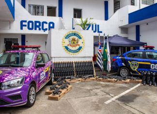 GCM recebe mais 60 armas e equipamentos