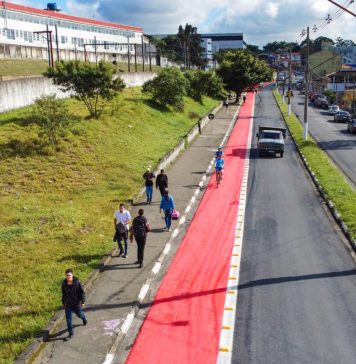 Itaquá parte para a finalização do primeiro trecho da ciclofaixa que ligará a estação de Itaquá ao shopping