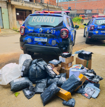 GCM recupera veículo e carga roubada no Marengo Baixo