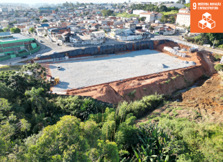Iniciada há um mês, obra de campo no Jardim Odete atinge 35%