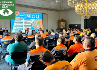 Defesa Civil participa de treinamento estadual para o período de chuvas