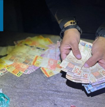 GCM realiza Operação Impacto, apreende mais de 900 drogas e R$ 1,3 mil em dinheiro