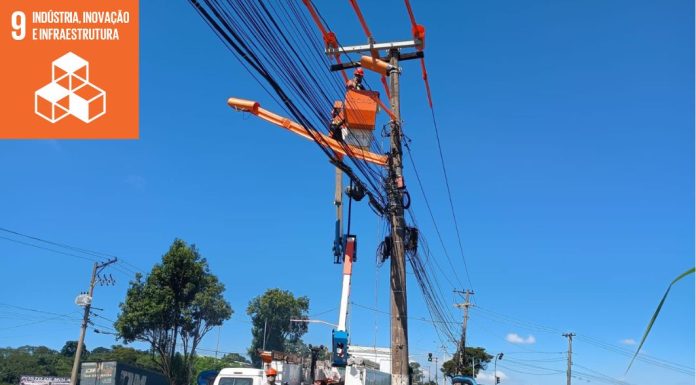 Itaquá recebe mutirão de podas de árvores e modernização da rede elétrica