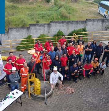 Defesa Civil de Itaquá participa de treinamento especializado para resgate em ambientes confinados
