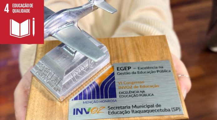 Itaquá recebe menção honrosa em prêmio nacional de excelência na educação pública